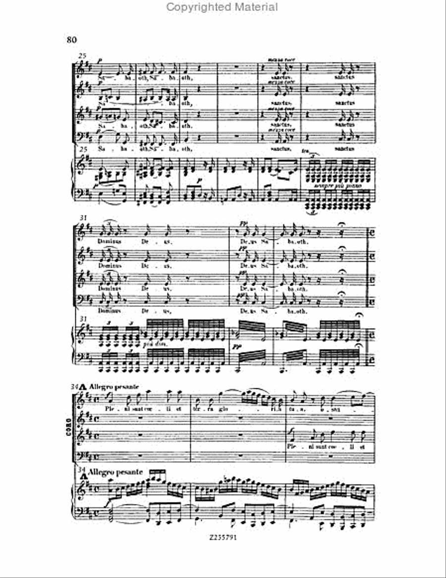 Missa Solemnis, Op.123 Choir scores gallery preview page 80