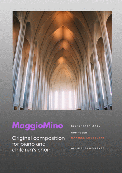 MaggioMino for piano and children's choir image number null