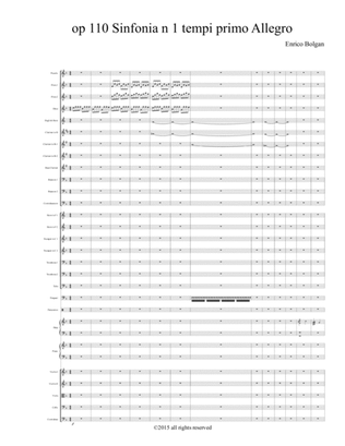 Sinfonia n 1 Op 110 Primo Movimento Allegro Assai