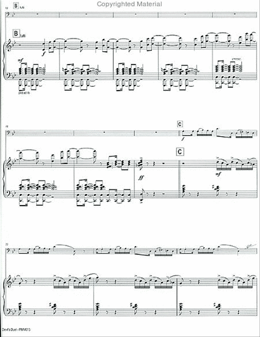 Devil's Duel Euphonium scores gallery preview page 3