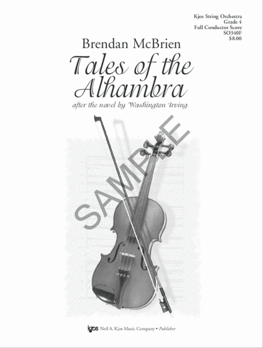 Tales of the Alhambra - Score String Orchestra scores gallery preview page 2