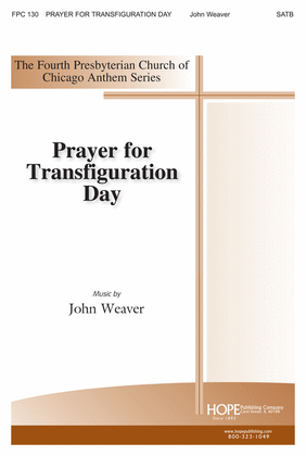 Book cover for Prayer for Transfiguration Day