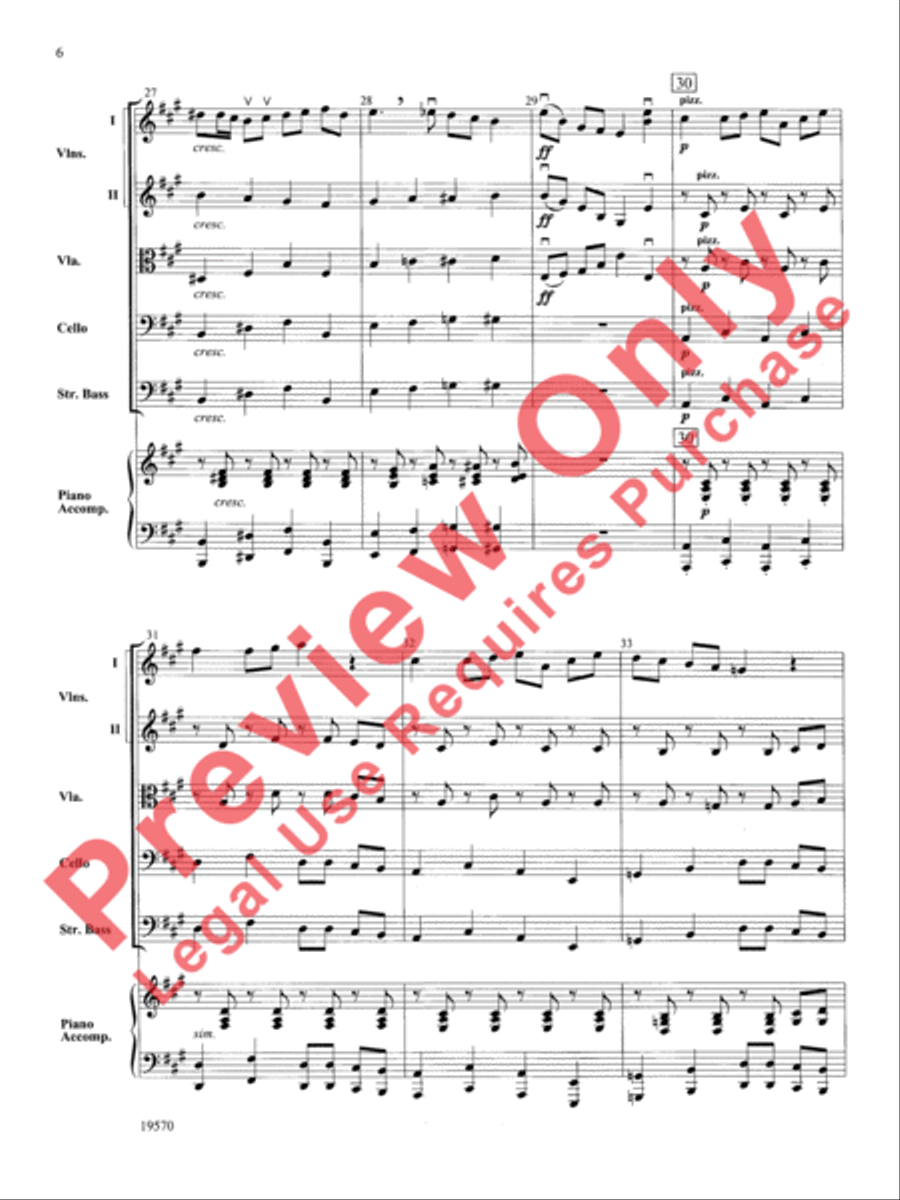 Johnny Appleseed Suite Johnny Appleseed Suite String Orchestra scores gallery preview page 7