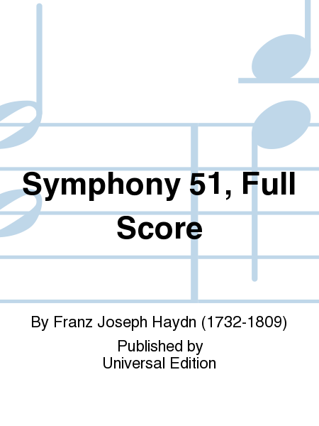 Symphony 51, Full Score