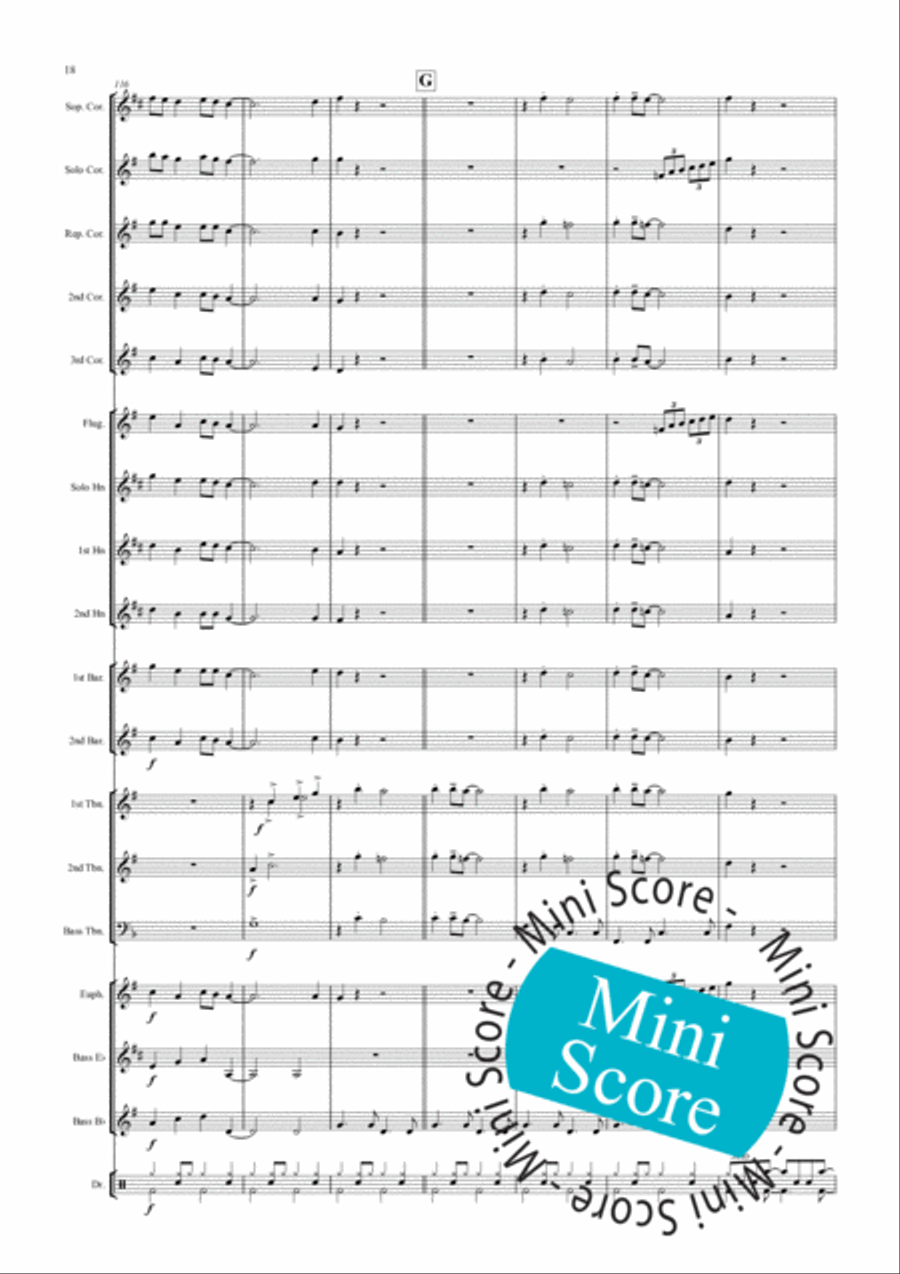 Hangin' On! Hangin' On! Brass Band scores gallery preview page 20