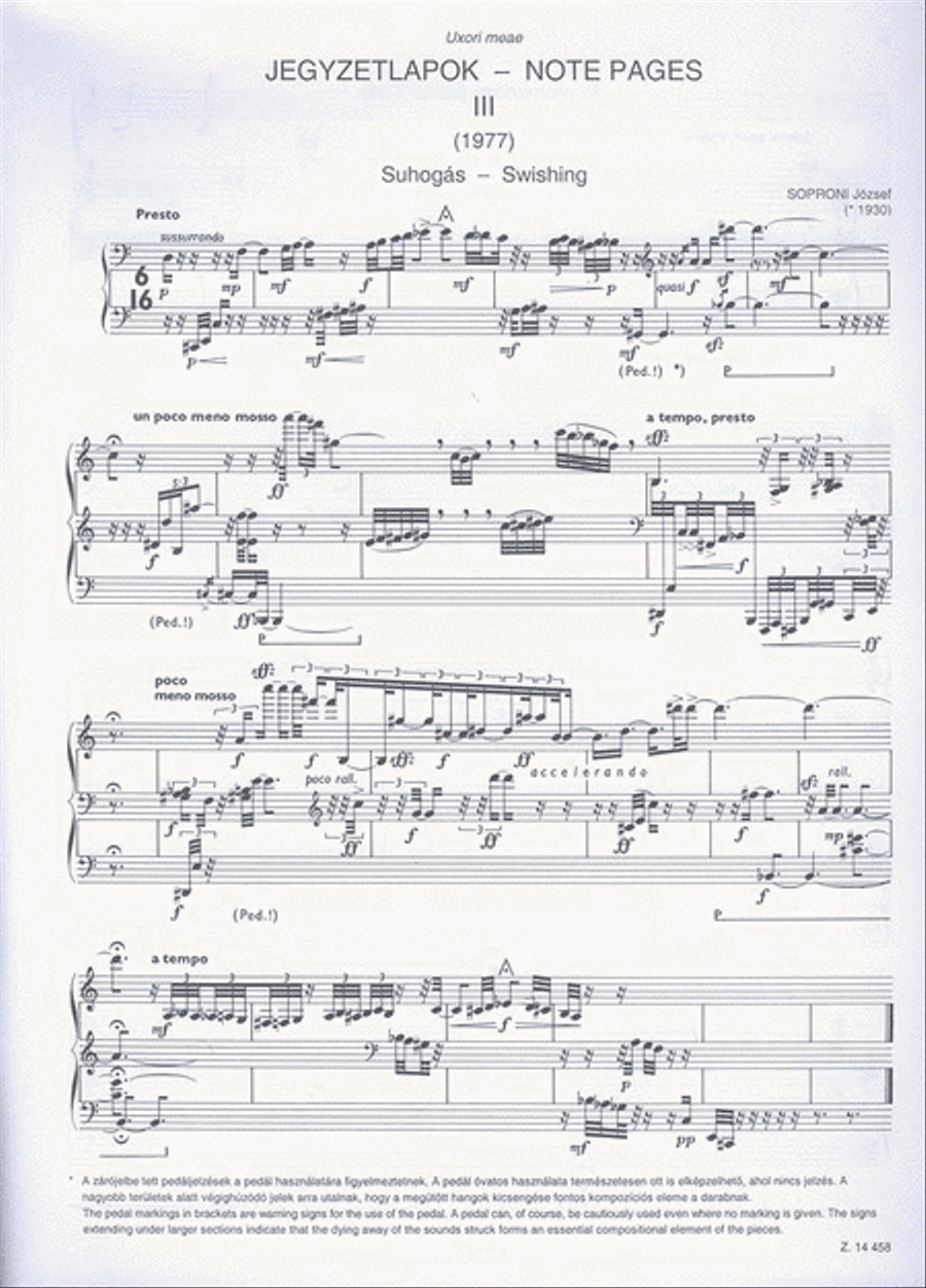 Note Pages for Piano Piano Solo scores gallery preview page 2