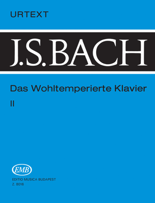 Book cover for Das wohltemperierte Klavier BWV 870-893 II
