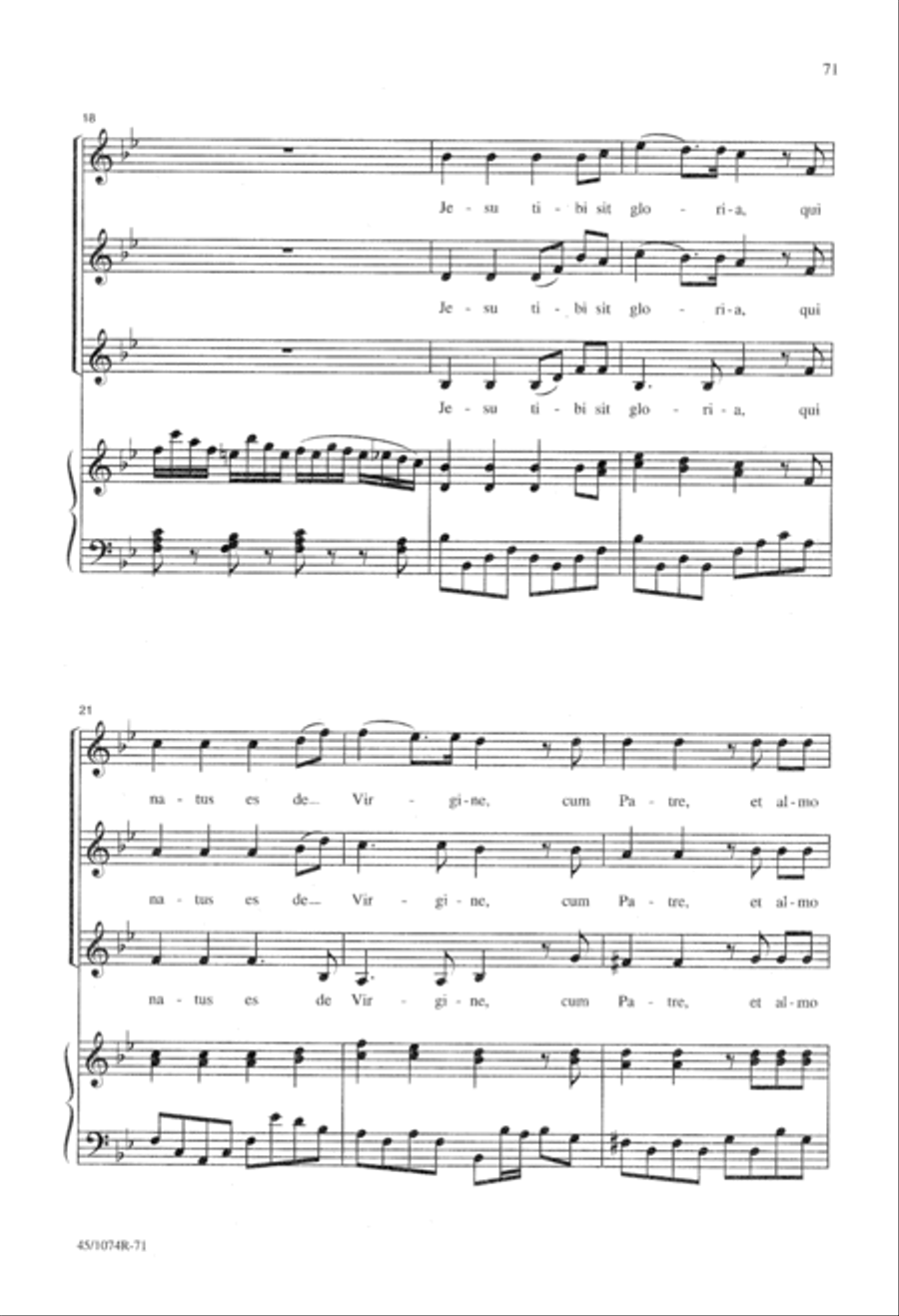 Vesperae Pro Festo Sancti Innocentium SSA scores gallery preview page 80