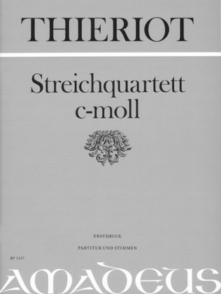 Book cover for String Quartet C Minor