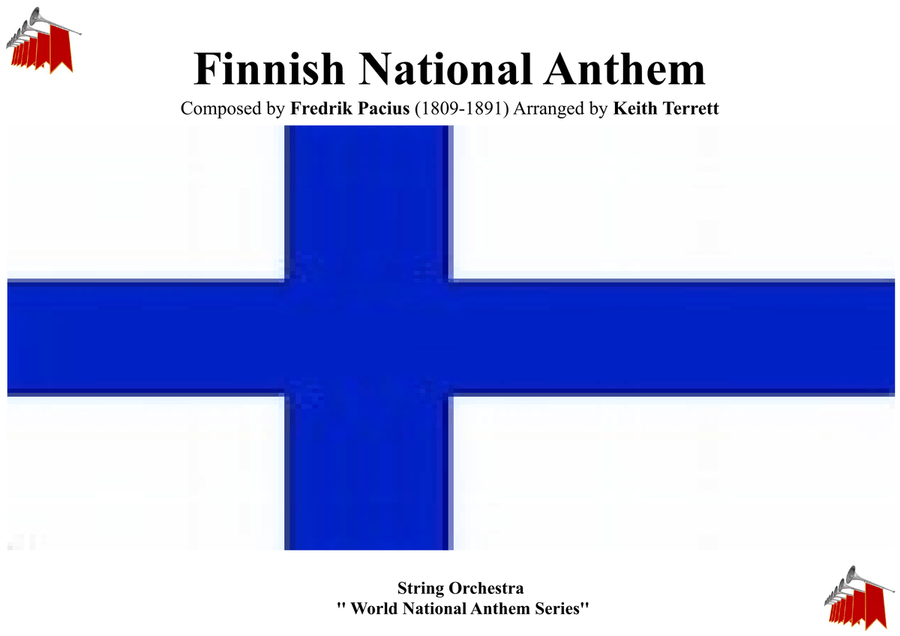 Finnish National Anthem for String Orchestra String Orchestra scores gallery preview page 1