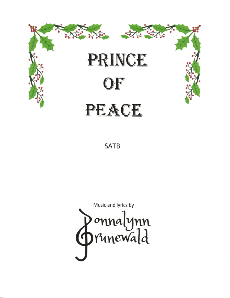 Prince of Peace 4-Part scores gallery preview page 1