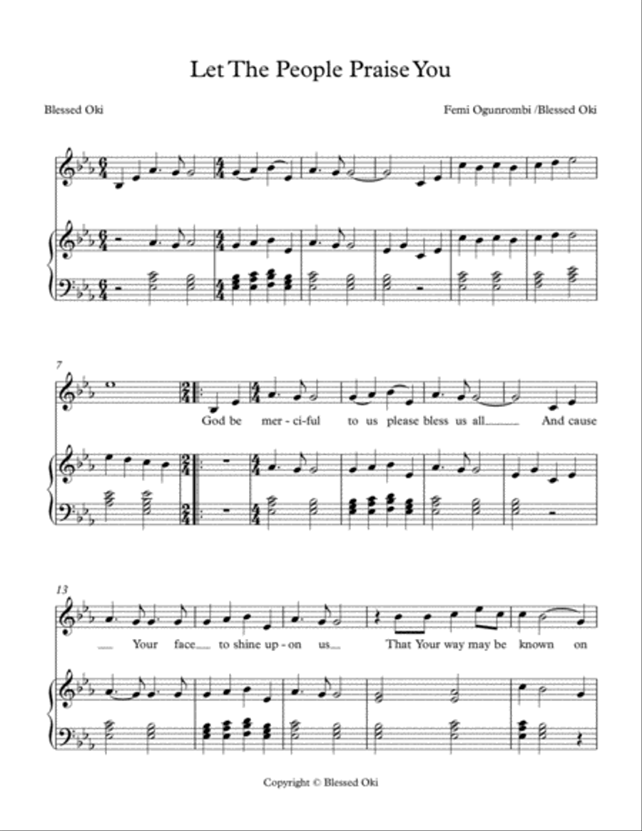 God Be Merciful To Us God Be Merciful To Us Piano Solo scores gallery preview page 1