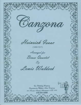 Book cover for Canzona