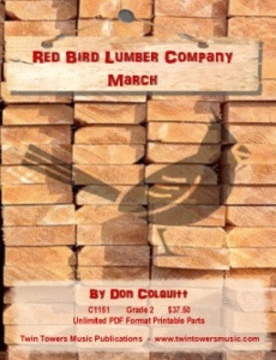 The Red Bird Lumber Company March image number null