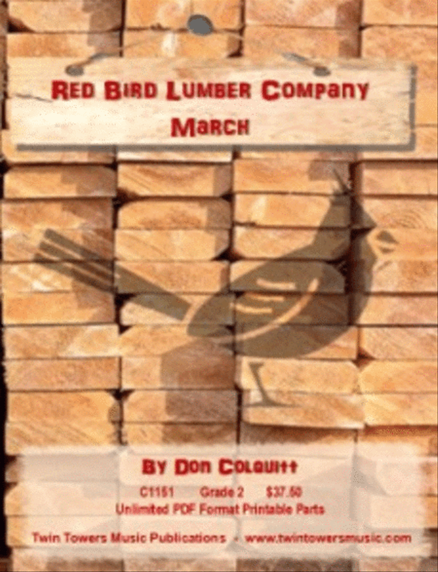 The Red Bird Lumber Company March Concert Band scores gallery preview page 1