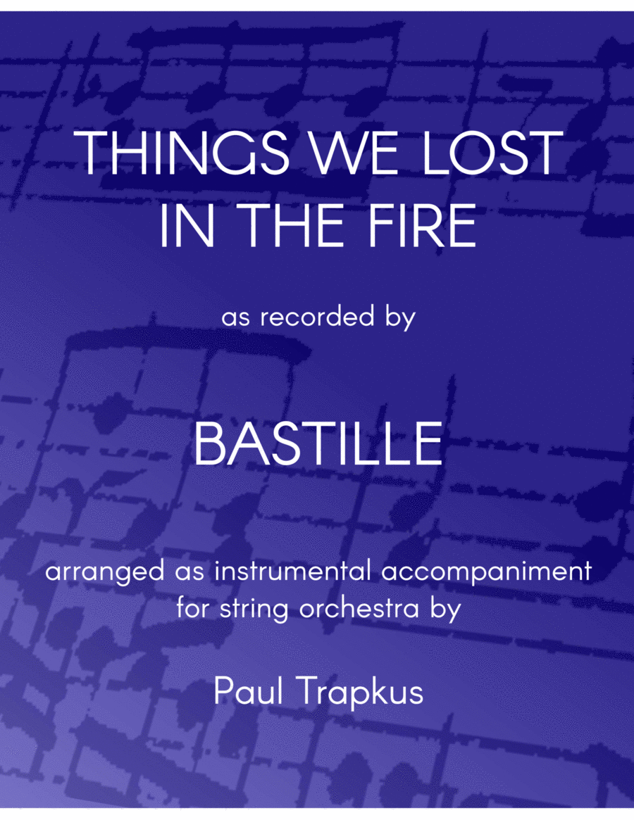 Things We Lost In The Fire String Orchestra scores gallery preview page 1