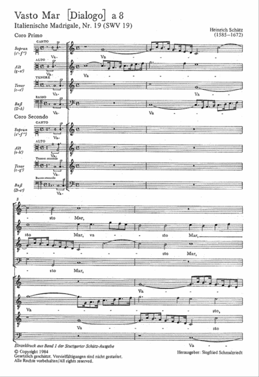 Vast sea 4-Part scores gallery preview page 1