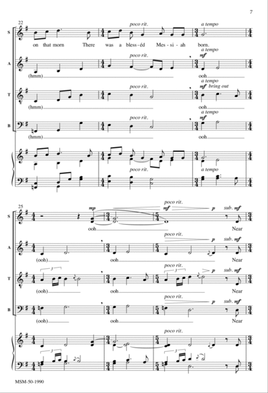 The Wexford Carol: Good People All, This Christmastime Divisi scores gallery preview page 6