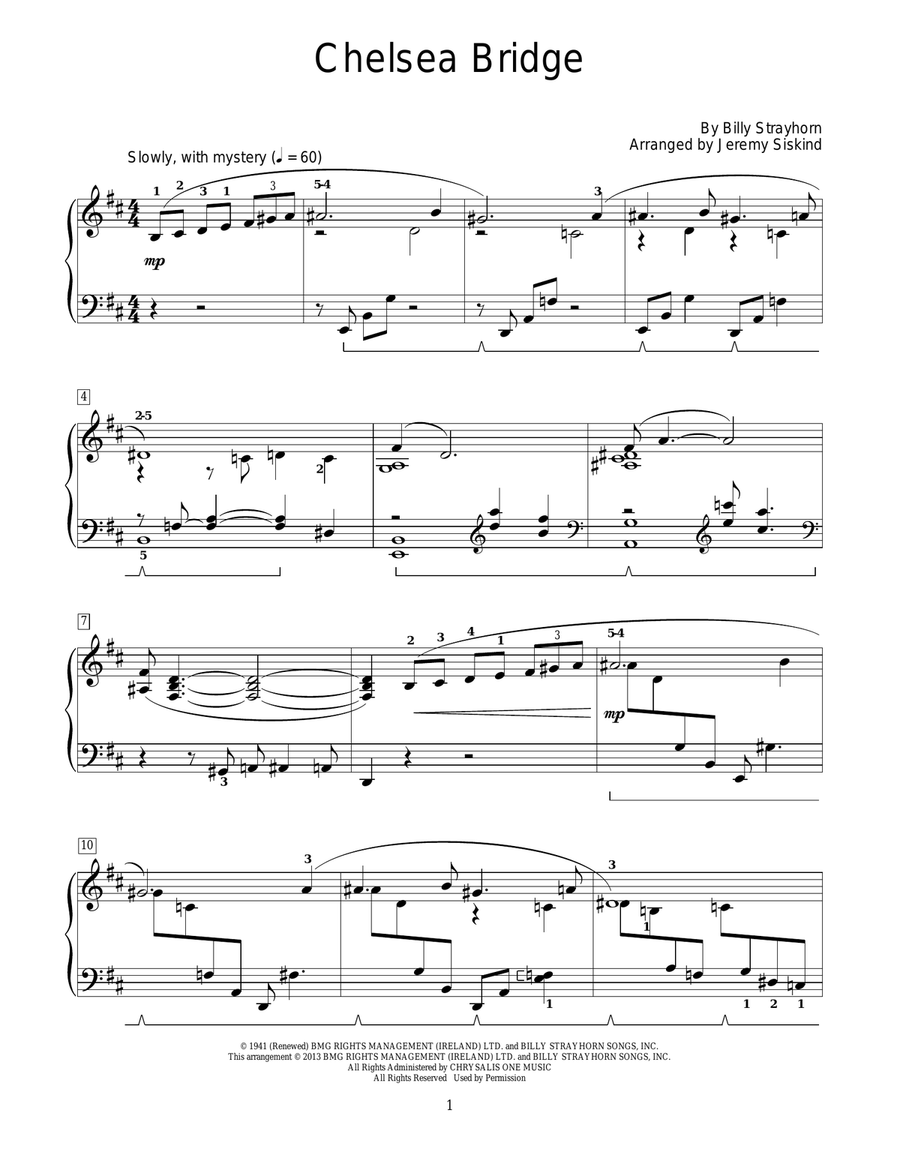 Chelsea Bridge Piano Method scores gallery preview page 1