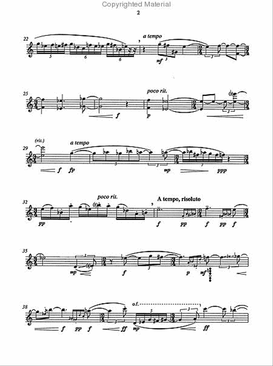 Bittersweet Music I Piccolo scores gallery preview page 3