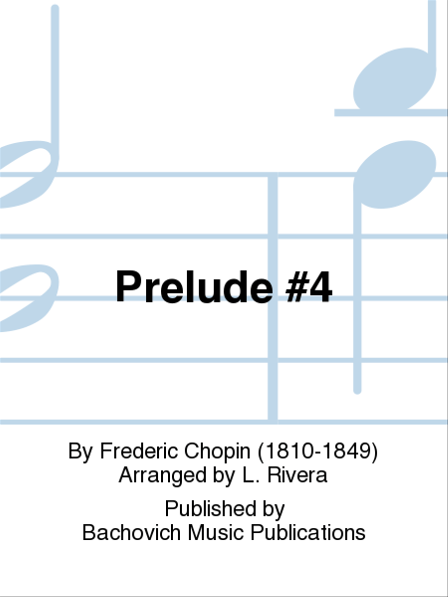 Prelude #4 Marimba scores gallery preview page 1