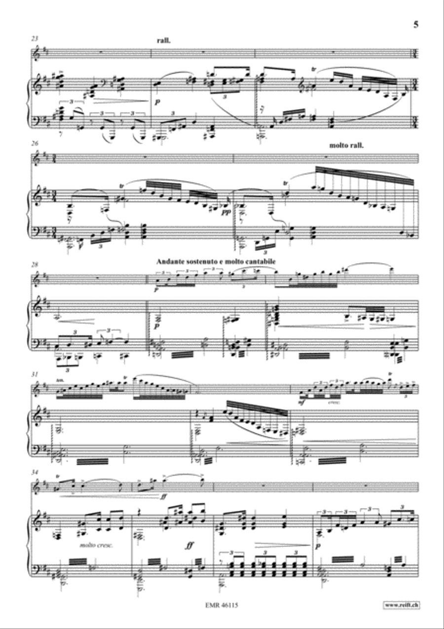 Poeme No. 1 Violin Solo scores gallery preview page 6