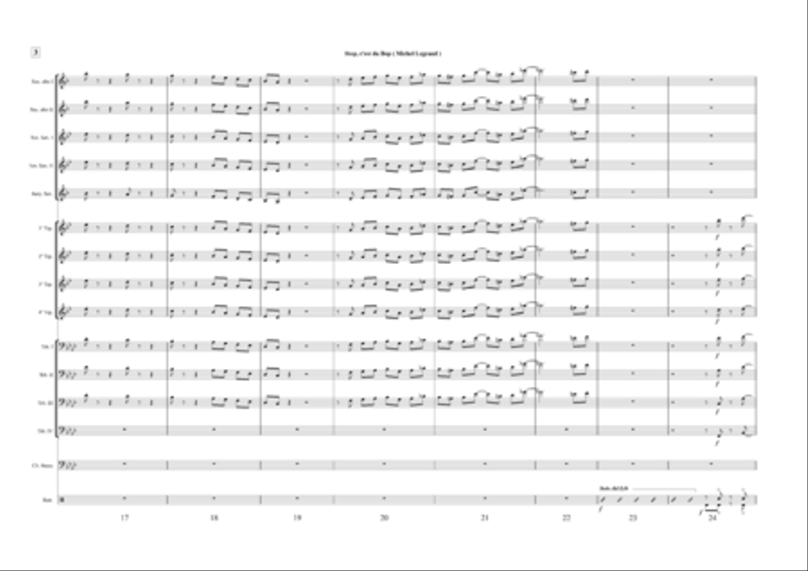 Stop c'est du bop Jazz Ensemble scores gallery preview page 4