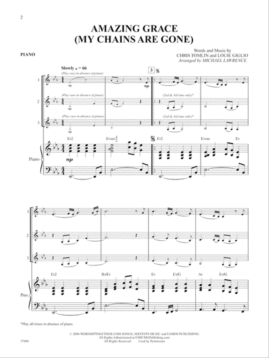 More Favorite Songs of Praise (Solo-Duet-Trio with Optional Piano) Piano Accompaniment scores gallery preview page 3