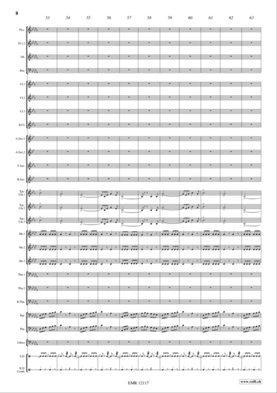 Semper Fidelis Concert Band scores gallery preview page 9