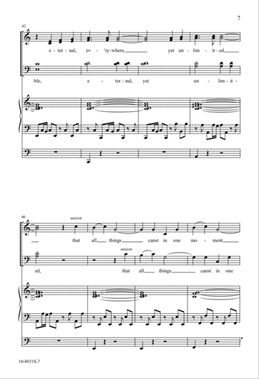Come, Let Us Sound with Melody 4-Part scores gallery preview page 7