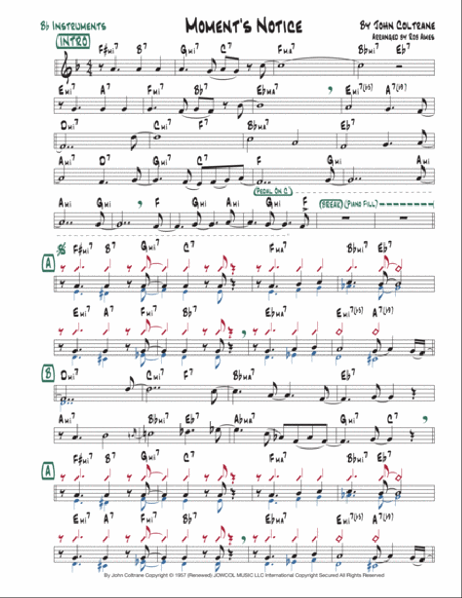 Moment's Notice Voice scores gallery preview page 3