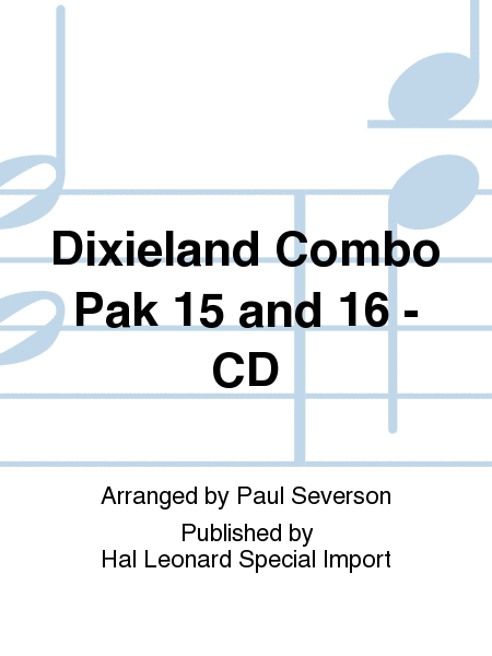 Dixieland Combo Pak 15 and 16 - CD
