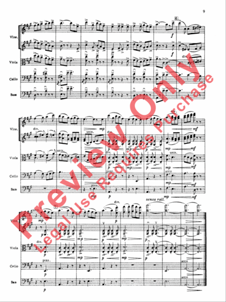 Suite of Carols Suite of Carols String Orchestra scores gallery preview page 10