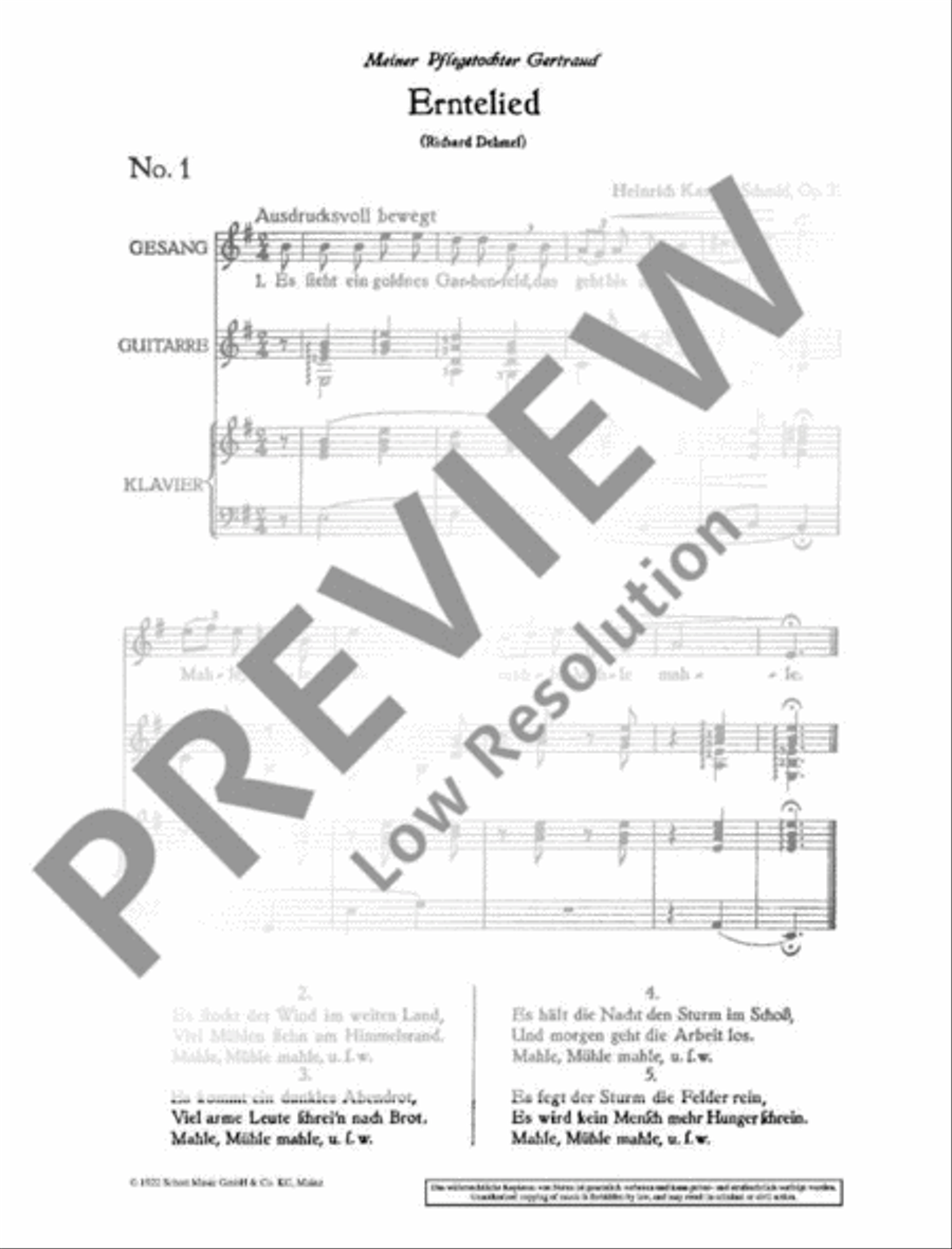 Lieder zur Laute Lieder zur Laute Voice Solo scores gallery preview page 4