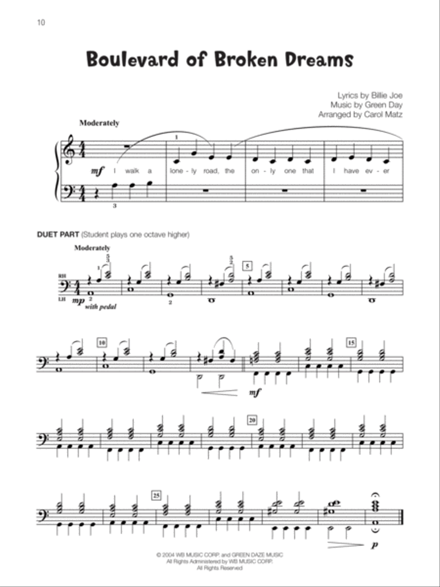 Famous & Fun Rock, Book 2 Piano Method scores gallery preview page 7