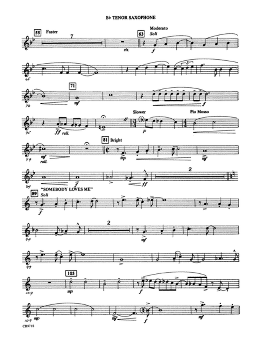 Gershwin! (Medley): B-flat Tenor Saxophone