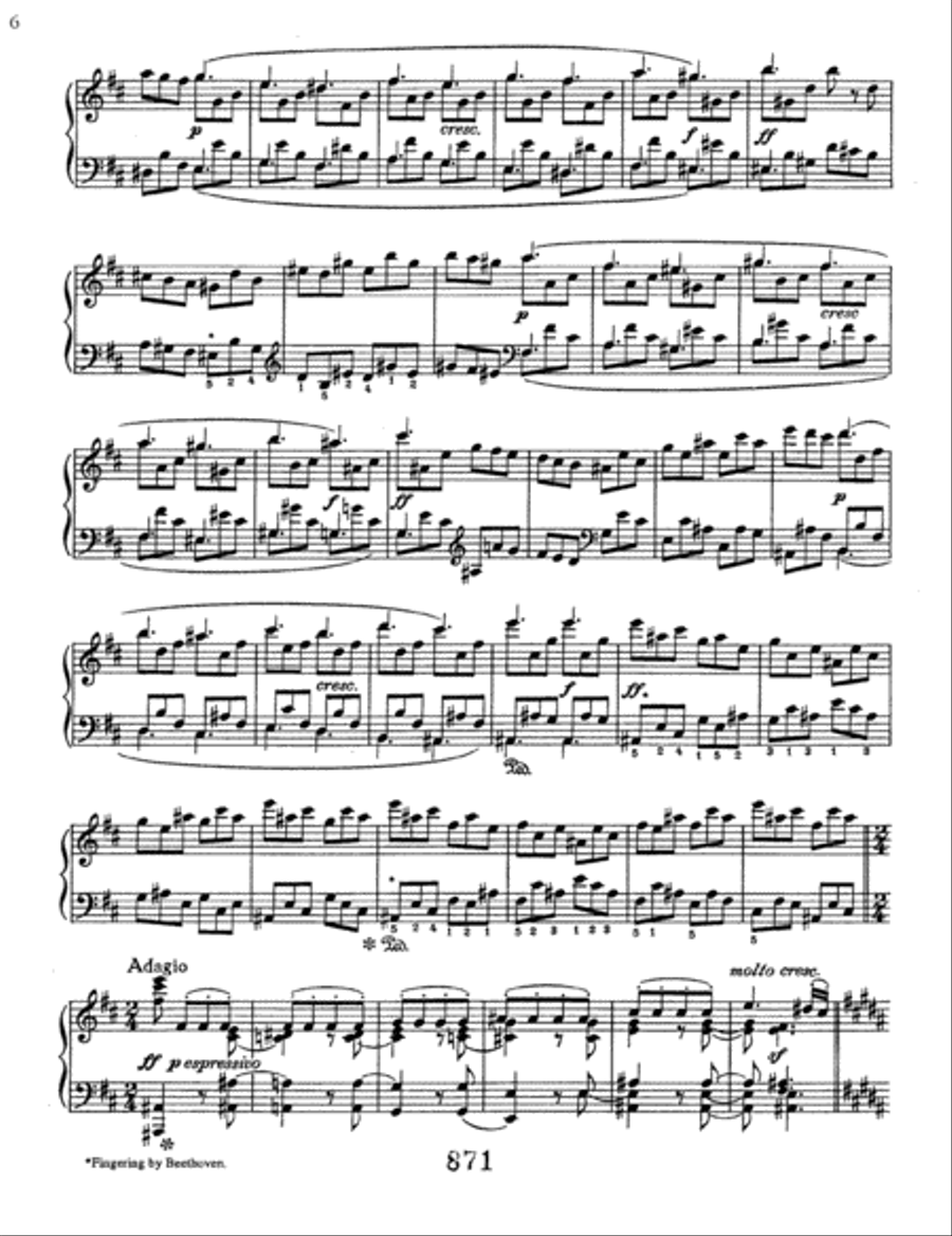 Fantasia In G Minor/B-flat Major, Op. 77 Piano Solo scores gallery preview page 6