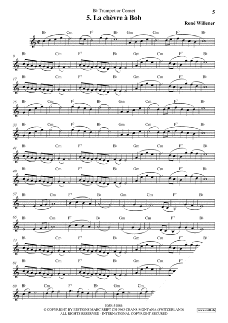 La Fete au Chalet Volume 1 Cornet scores gallery preview page 7