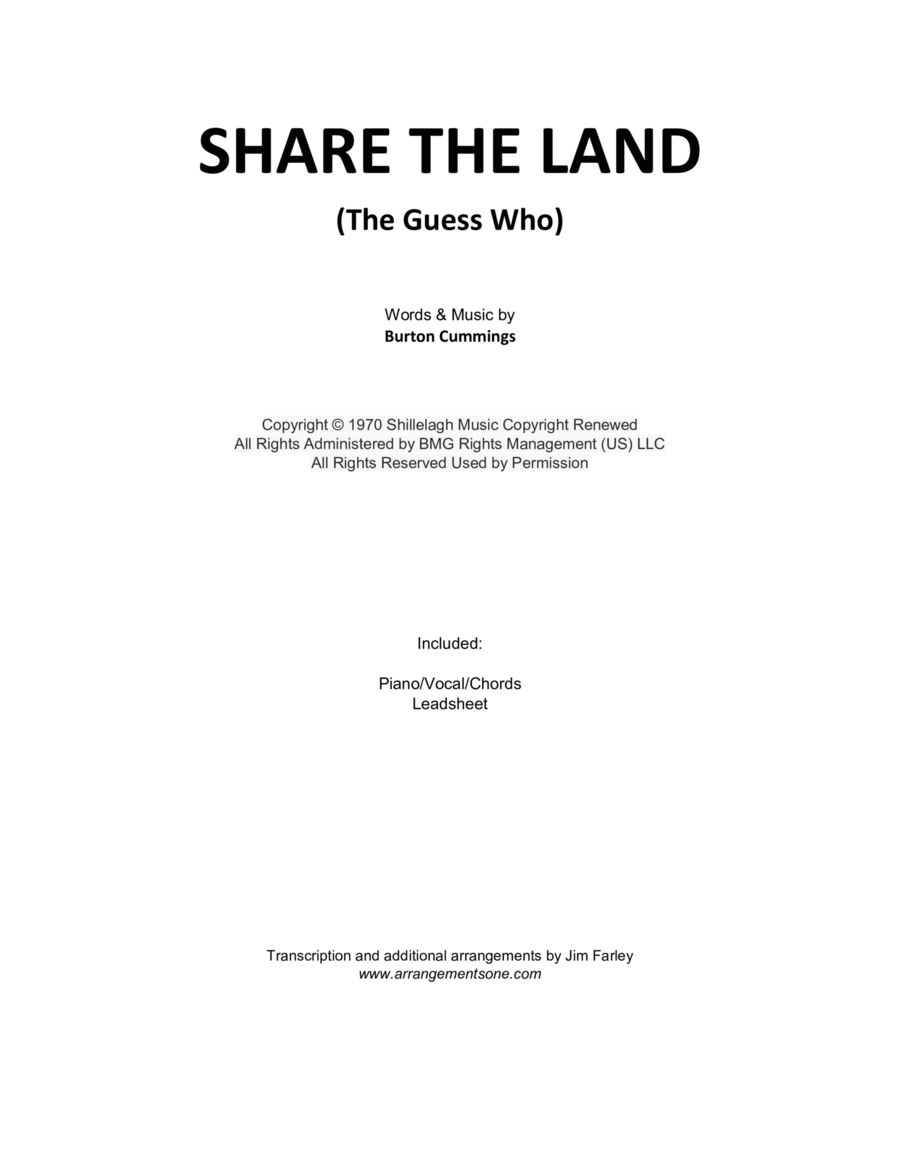 Share The Land image number null