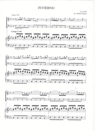 Book cover for Largo from Winter - Violin, Cello & Piano