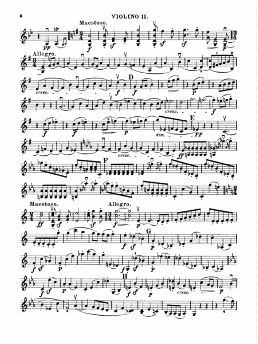 Beethoven: String Quartet, Op. 127 No. 12 String Quartet scores gallery preview page 2