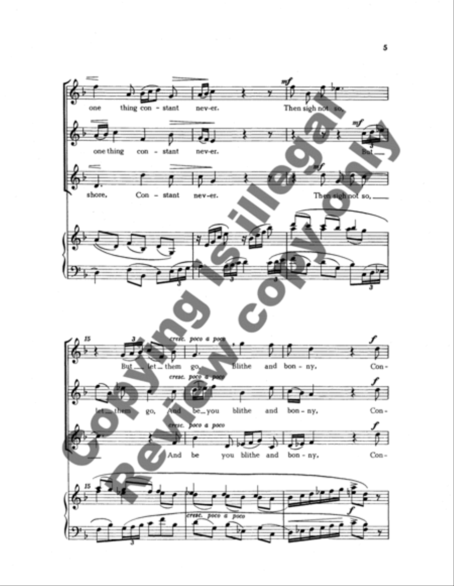 Sigh No More, Ladies Sigh No More, Ladies SSA scores gallery preview page 9