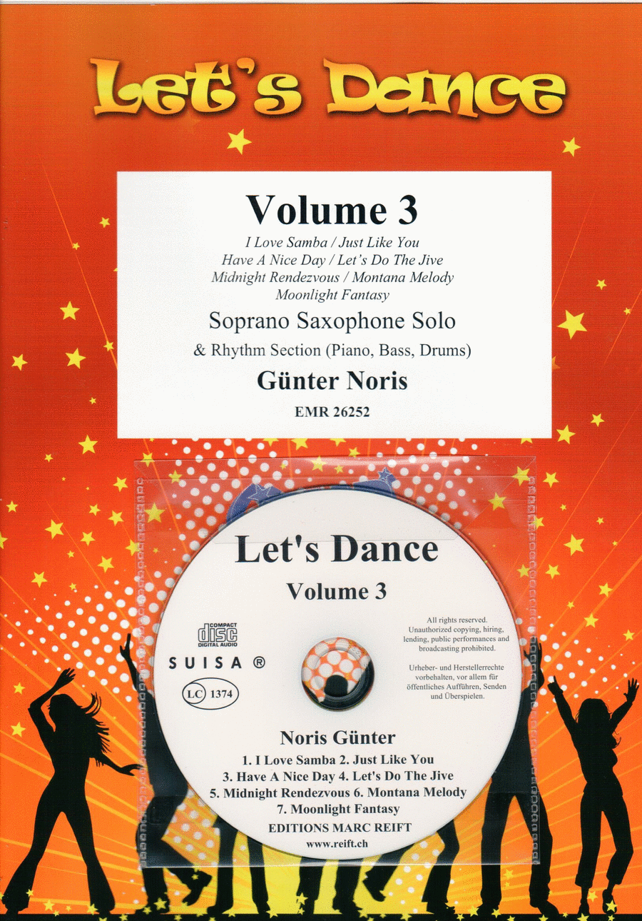 Let's Dance Volume 3 Let's Dance Volume 3 Soprano Saxophone scores gallery preview page 1