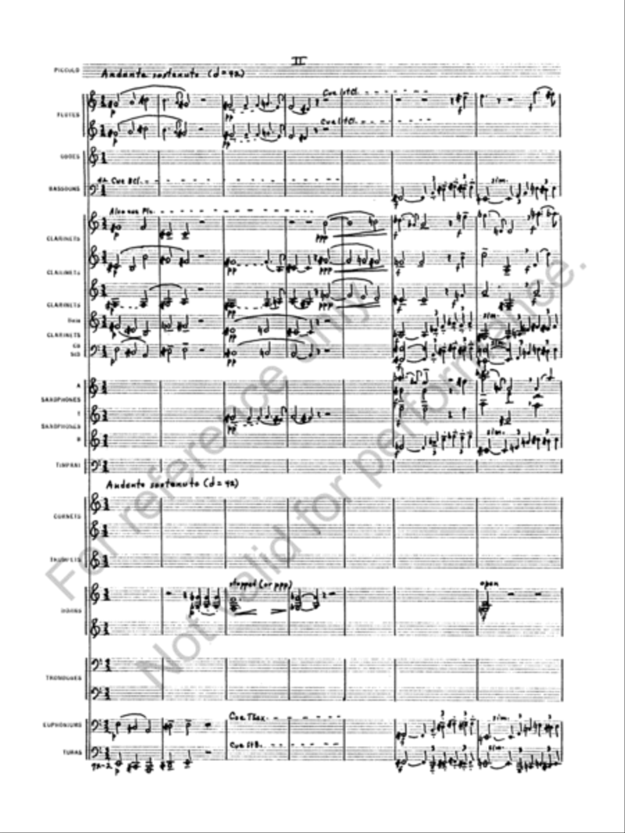 Symphony No. 1 Concert Band scores gallery preview page 5