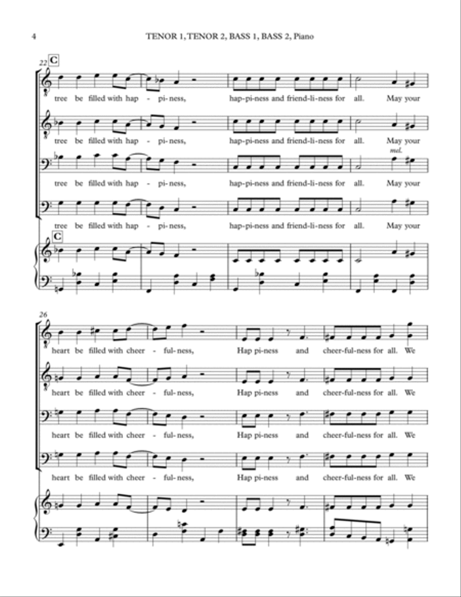 We Wish You The Merriest We Wish You The Merriest TTBB scores gallery preview page 4
