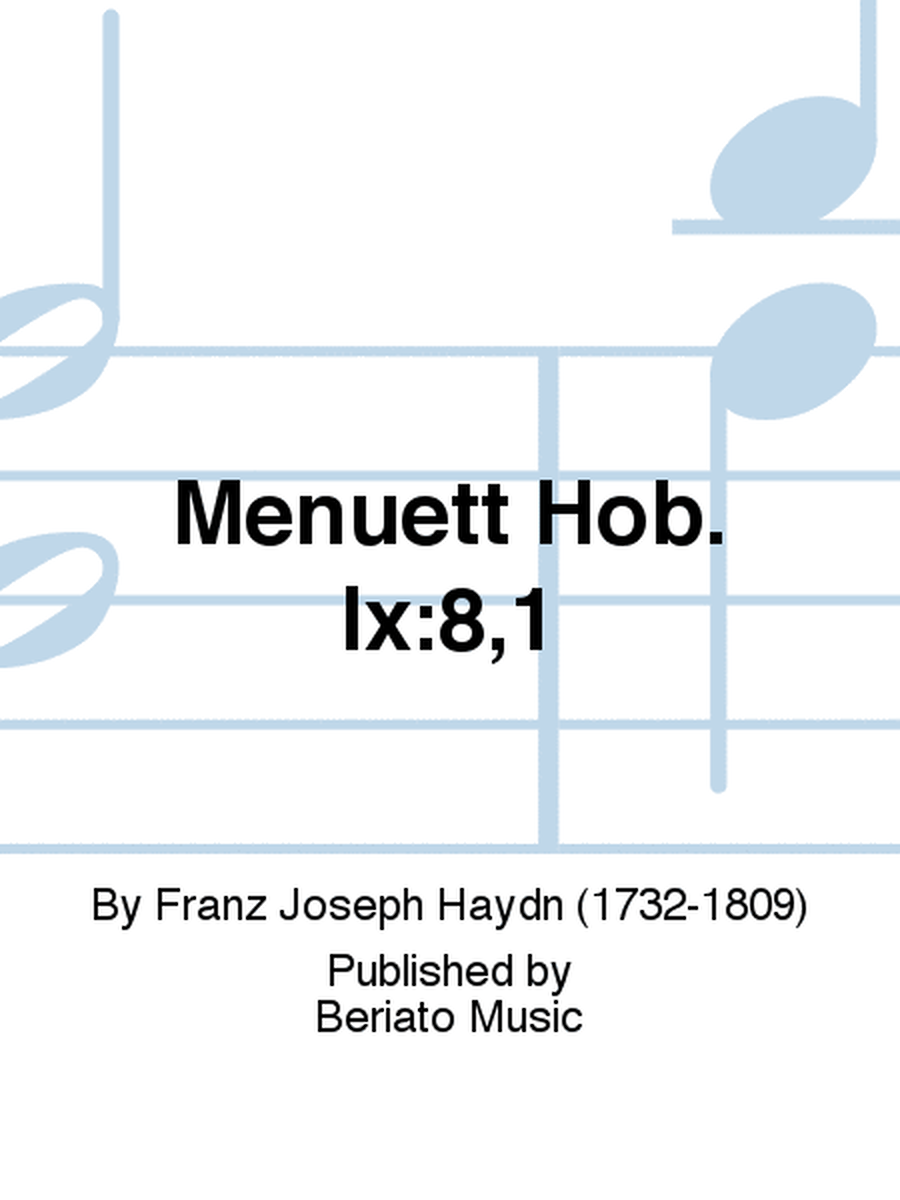Menuett Hob. Ix:8,1