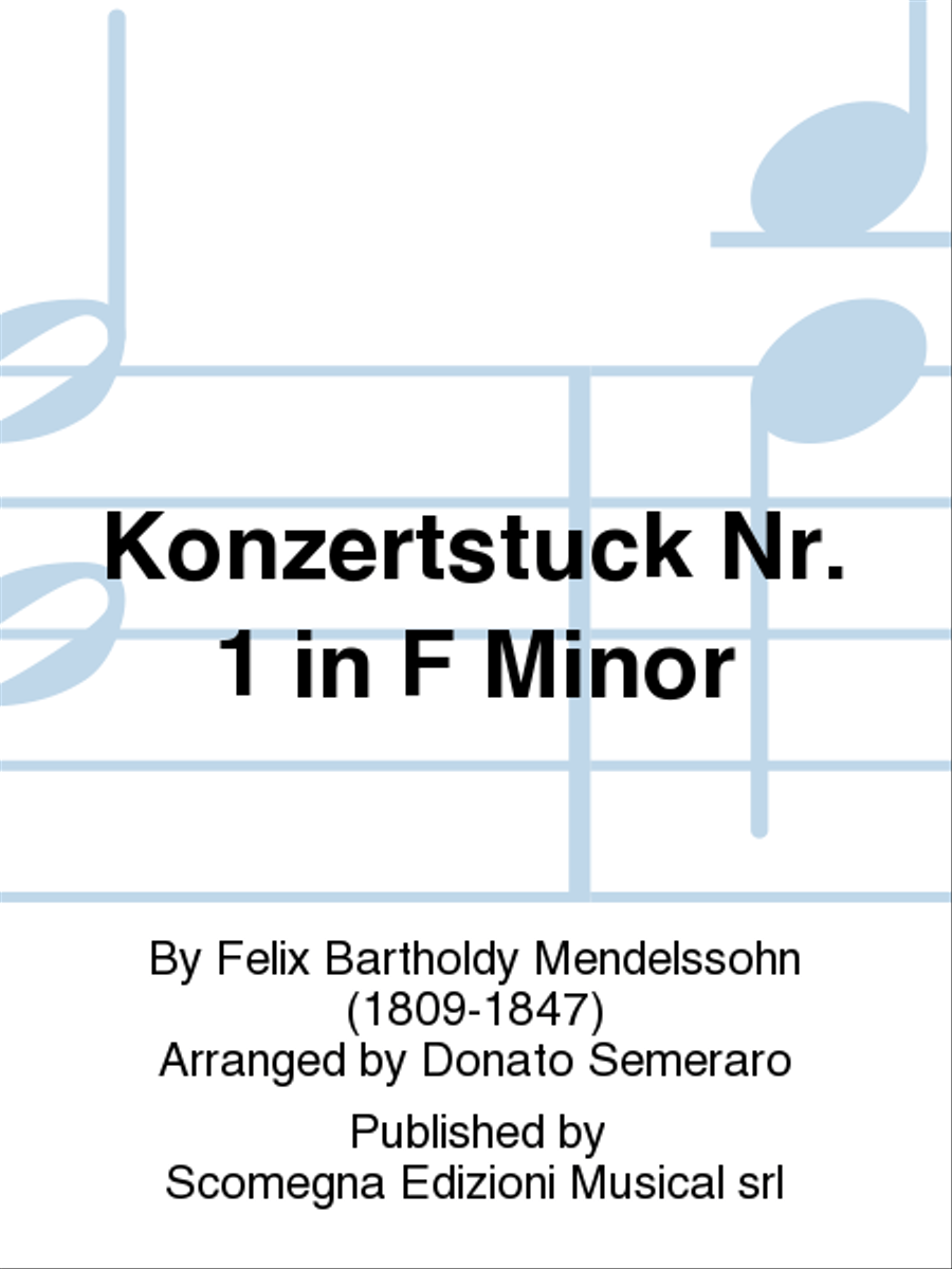 Konzertstuck Nr. 1 in F Minor Concert Band scores gallery preview page 1