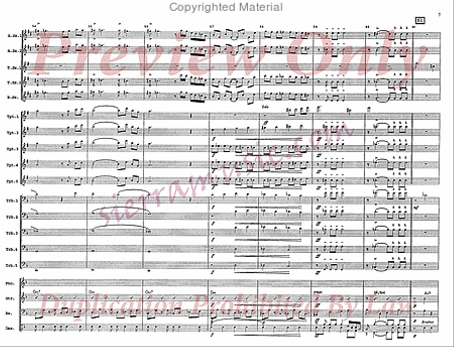 Yesterdays Jazz Ensemble scores gallery preview page 8