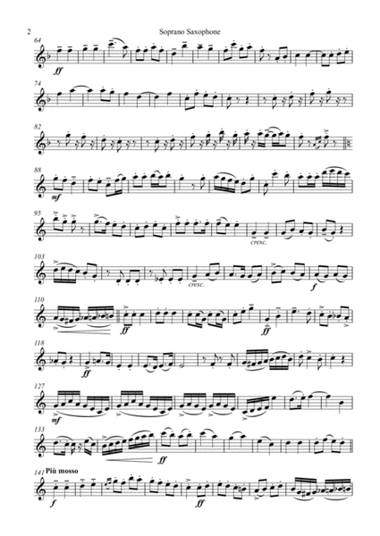 Can-Can alla Rossini (Saxophone Quartet / Quintet) - Set of Parts [x4 / 5]