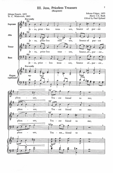 Chorales for Holy Communion (With Grateful Hearts, O Bread of Live from Heaven, Jesu, Priceless Treasure, What Language Shall I Borrow)